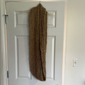 Cozy Brown Knit Scarf